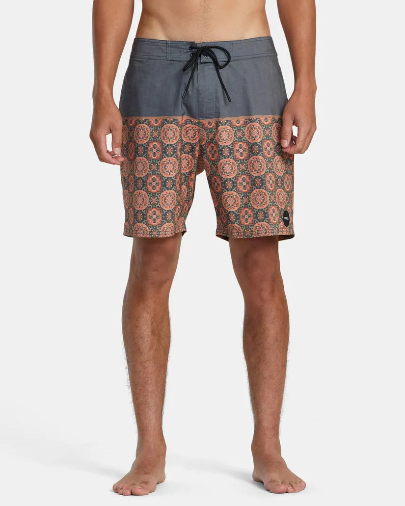 Retro Fashion RVCA Mens Boardshorts County 18"