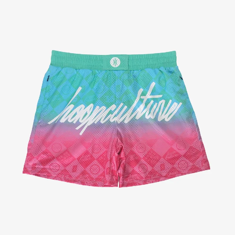 Soft Comfort Hoop Culture Scripts Theory Mesh Shorts