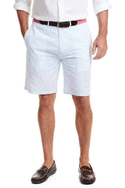 Casual Elegance Cisco Short Blue Seersucker