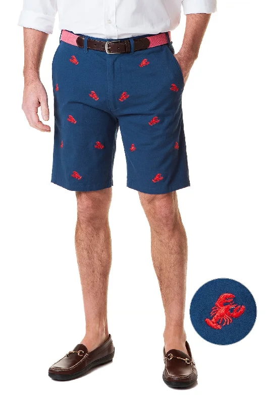 Casual Wear Cisco Short Stretch Twill Nantucket Navy With Lobster