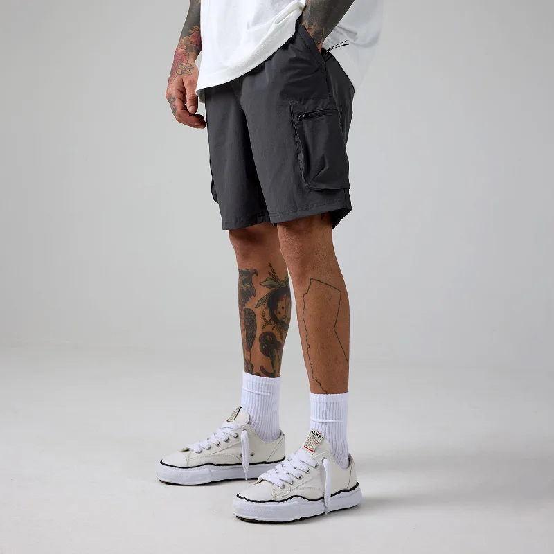 Classic Style Tech Utility Short | Charcoal