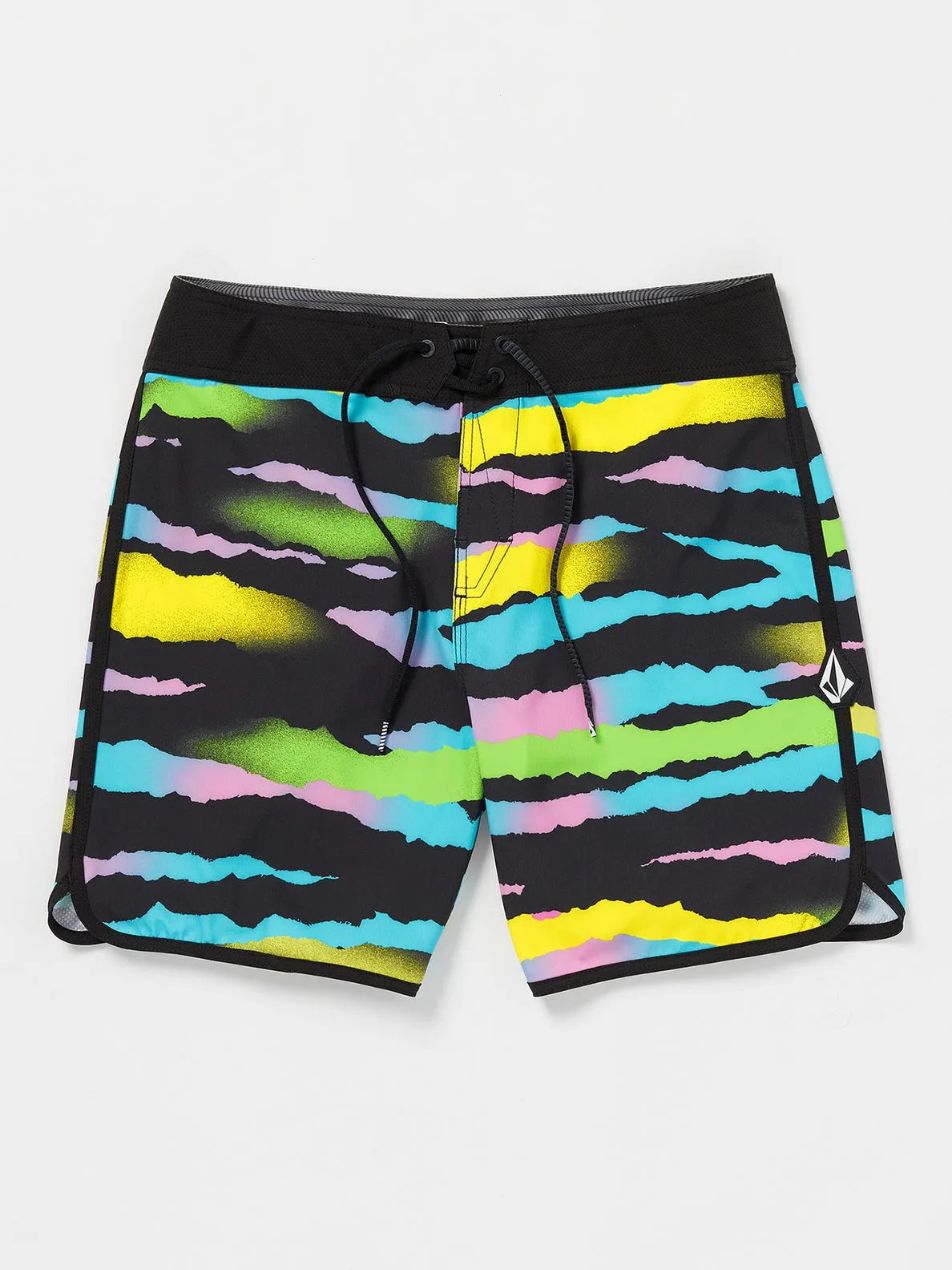Practical Style Volcom Mens Boardshorts Zebra Shield Scallop Mod-Tech