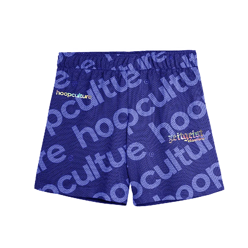 Stylish Ease Zeitgeist Lapis Mesh Shorts